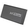 HDMI 2.0 Splitter Full HD 4Kx2K Video HDMI Switcher In 2 Out Amplifier Display 100‑240VUK Plug