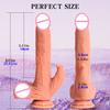 Thrusting Dildo Vibrator Big Fake Dick Sexy Adult Vibrating Remote Control Realistic Heating Dildo for Anus Vagina Stimulation