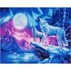 Diamond Rhinestone Painting Crystal Art Wolves 40x50cm