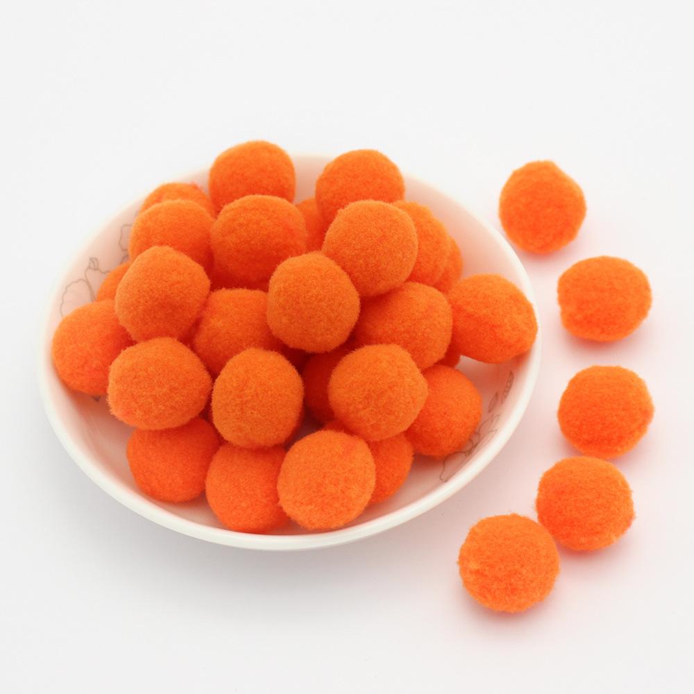 Colored Pompoms 81015202530Mm High Elasticity Soft Diy Pom Poms Fuzz Ball Pompom For Crafts Wedding Decor Kid Creative Toy