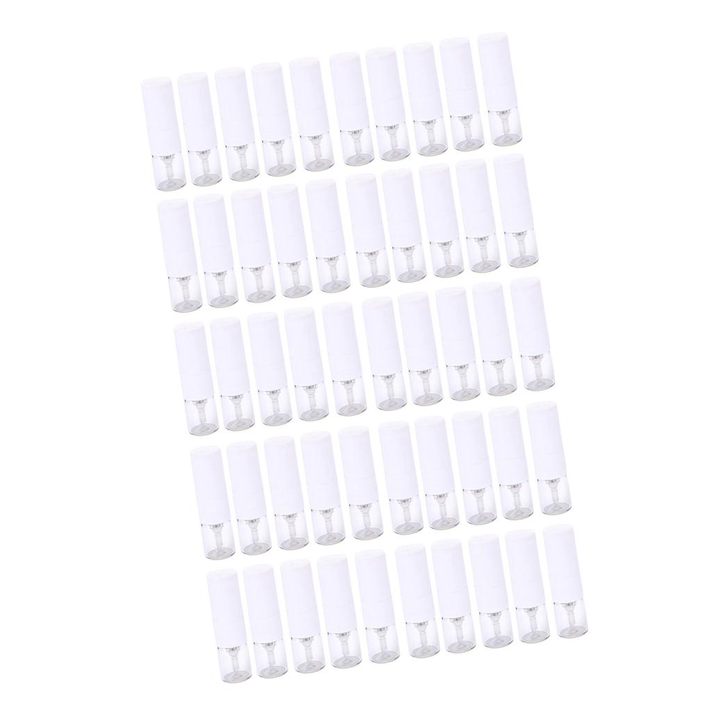 50Pcs Leakproof Refillable Perfume Sample Bottles 1ml Glass Atomizer Sprayer Bottles Travel Essential With Dispenser Tool