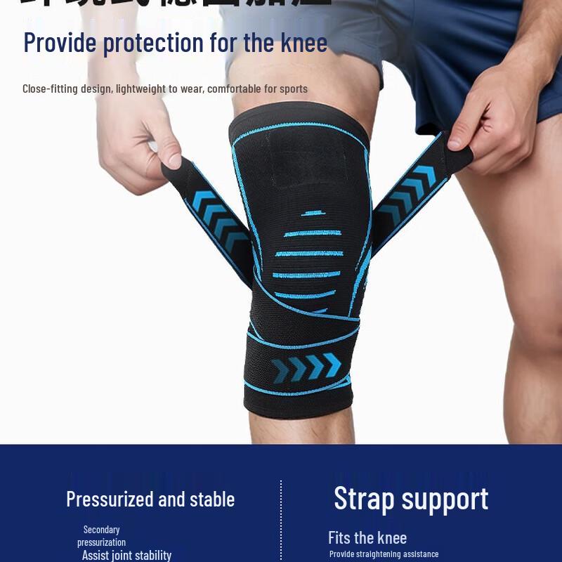 WEZHO Double Strap Compression Sports Knee Brace