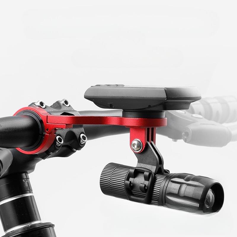 1Pc Mountain Bike Aluminum Alloy Code Watch Base, Bicycle Extension Bracket, Code Watch Base, Light Stand, Cycling Equipment Accessories