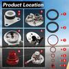 Fuel Filter Primer Rebuild Seal Kit with Billet Aluminum Air Bleeder Screw and Viton O-Rings Compatible with Chevy GMC LB7 LLY LBZ LMM LML 6.6L