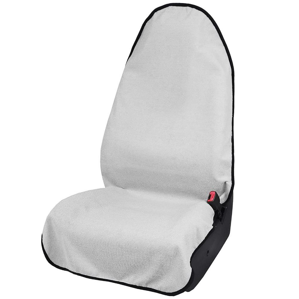 Non-slip Car Seat Cover Waterproof Auto Seat Covers Pad New Towel Seat Cushion белый