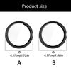 Smartwatch Shell Cover PC Glass Guard For Watch 4 41mm 45mm Screen Protector Frame Shell Safe Quick To Attach and Detach