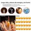 24Pcs Flameless Led Candle For Home Christmas Party Wedding Decoration Heart-shaped Electronic Battery-Power Tealight Candles