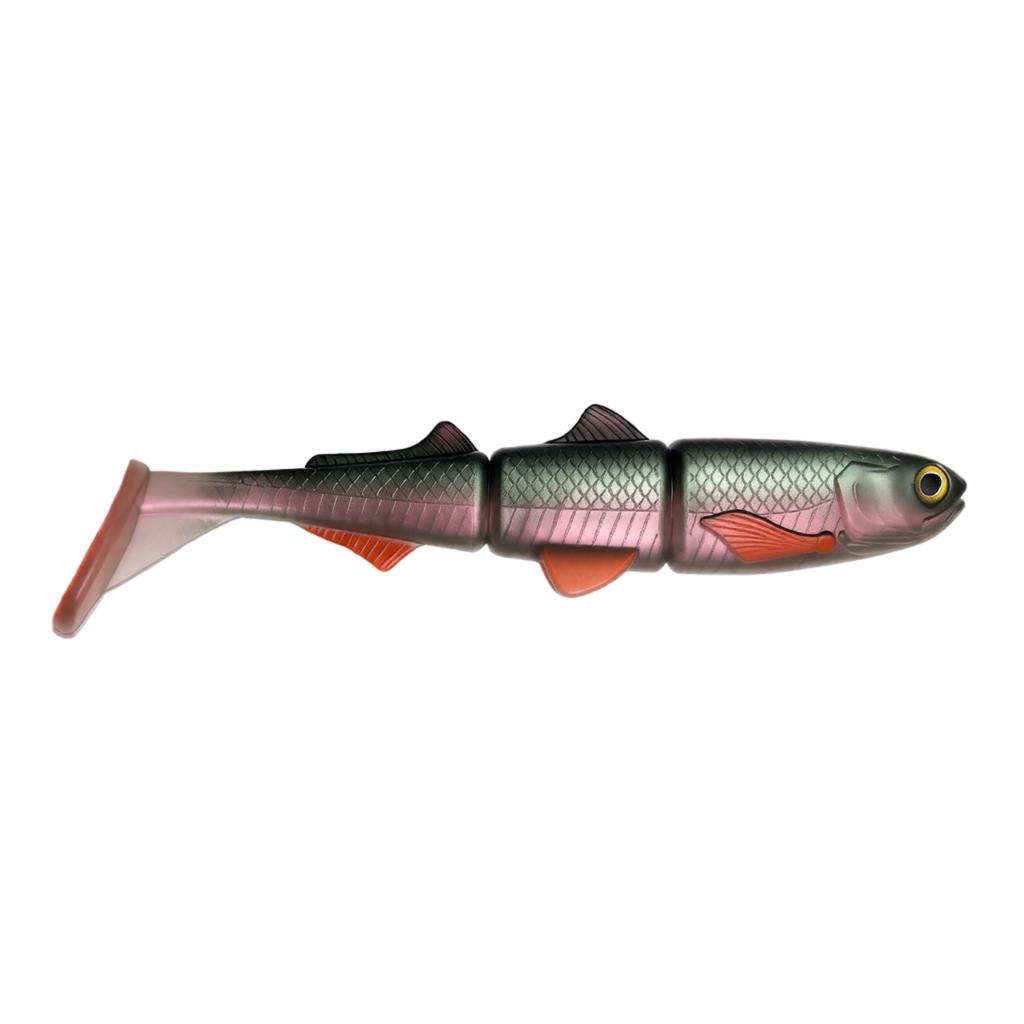 16cm 25g Soft Fishing Lure Multi-Jointed Swimbait with T-Shaped Tail Realistic PVC Body Artificial Bait for Freshwater and Saltwater Fishing