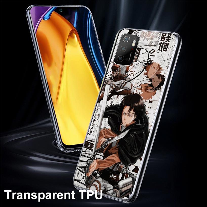 Attack Manga Case Phone Cover for Xiaomi Poco X3 Nfc X5 X6 X7 X4 Gt F7 Ultra F6 F5 Pro F4 F3 M5S M5 M4 M3 5G Trend Fundas Poco X