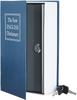 Amazon Basics Cylinder Small Safe with Key Lock for Home Use W X D X 24cm Blue Safe, Book-Style (15.5cm 5.5cm H),