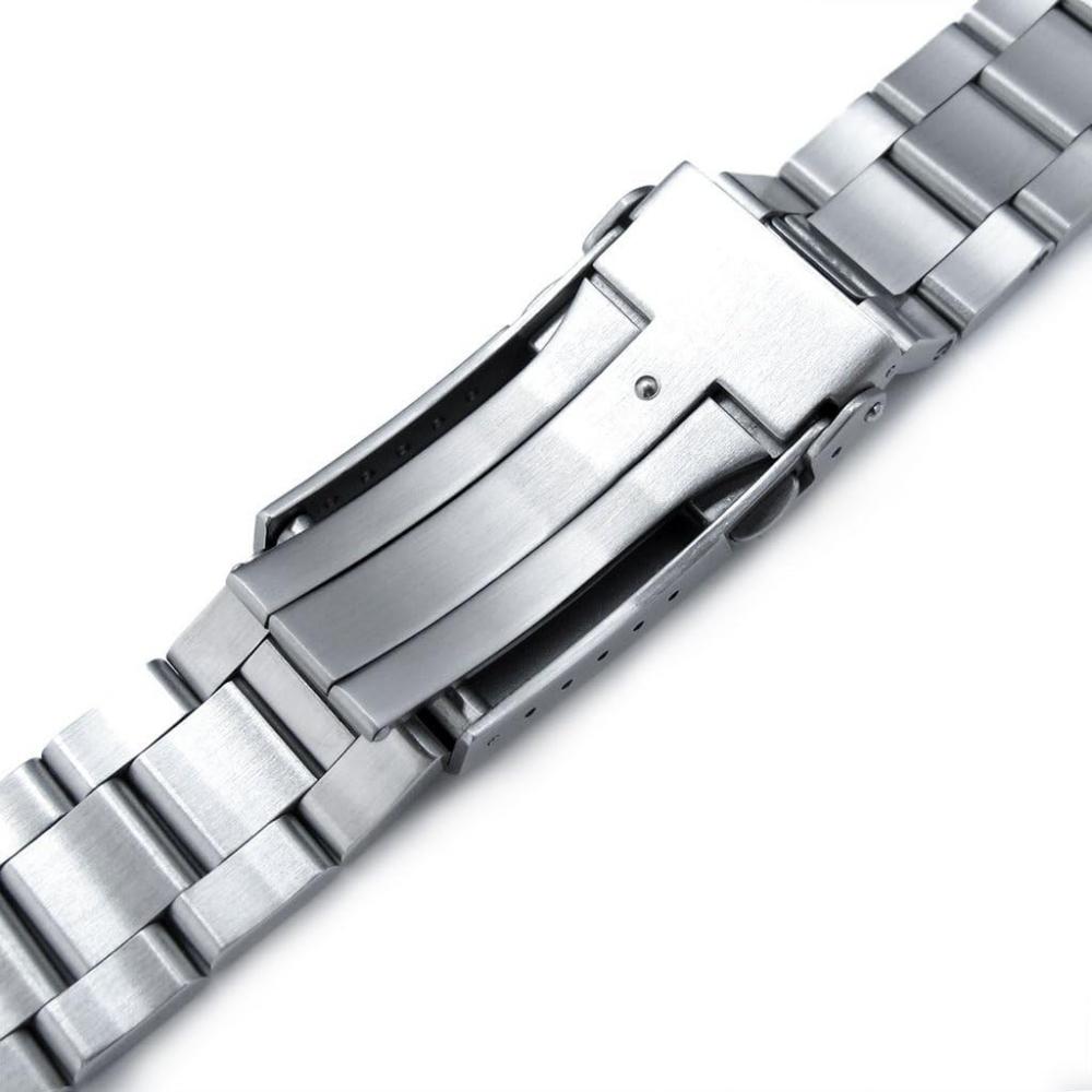 Taikonaut 20mm Metal Watch Band Stainless Oyster Bracelet V Clasp Seiko Alpn Sbd