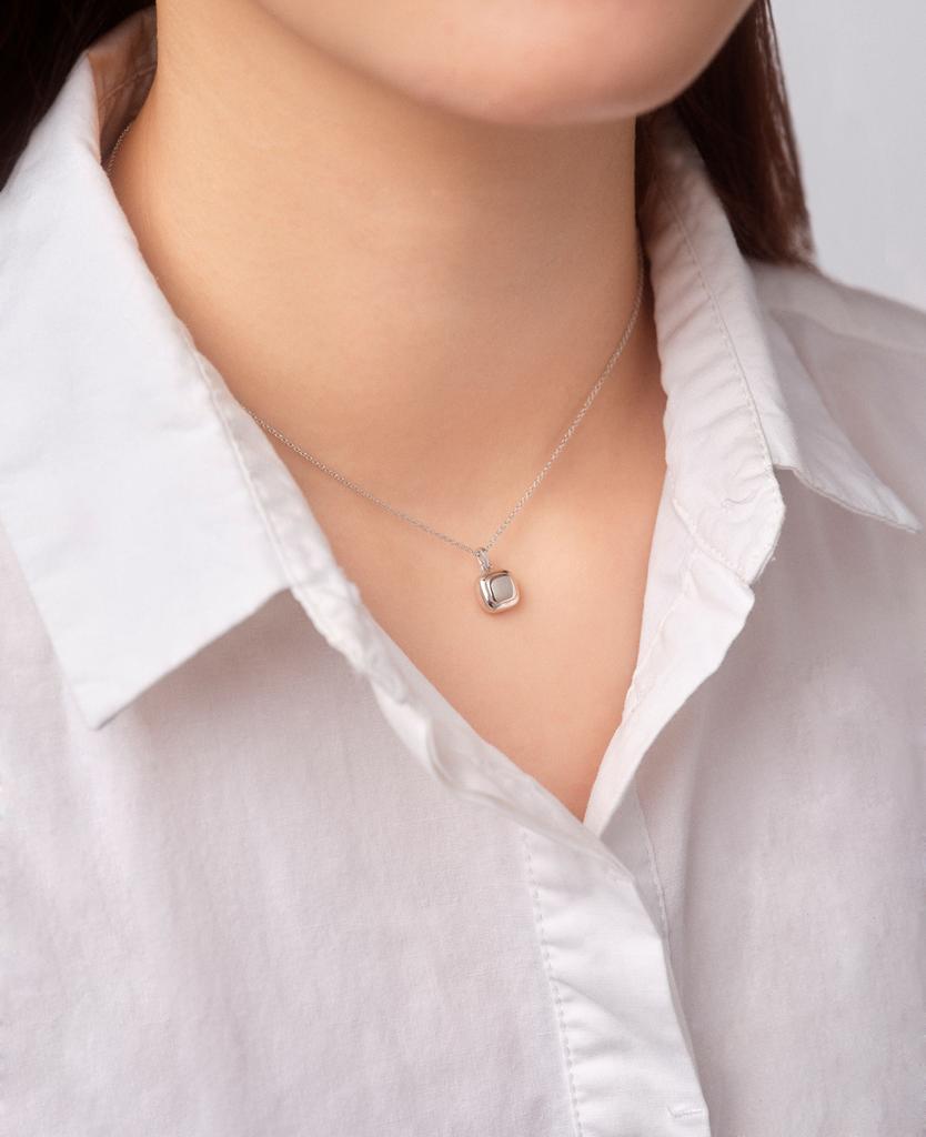 Benoit Nk01Sl Double Square Pendant [Silver]