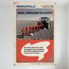 Vintage Minneapolis Moline Moldboard Plows Tin Sign Retro Mid-20th Century Agricultural Equipment Metal Poster for Home Wall Dec