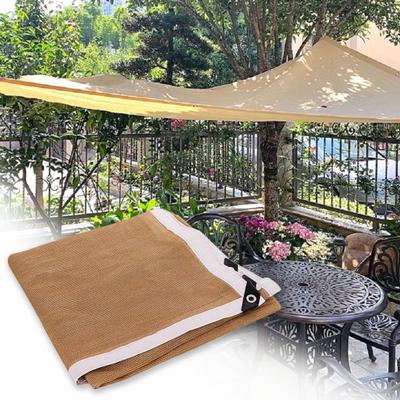 Shade Net Dense Mesh UV Resistant Windproof Light Transmission Breathable Heavy-duty Sunny Shade Cloth Balcony Supply