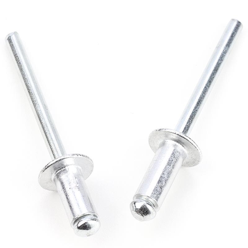 Aluminum Cap Iron Core Round Head Blind Rivet Set, M3.2/M4.8