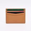 Slim Leather Card & ID Holder with Change Pocket