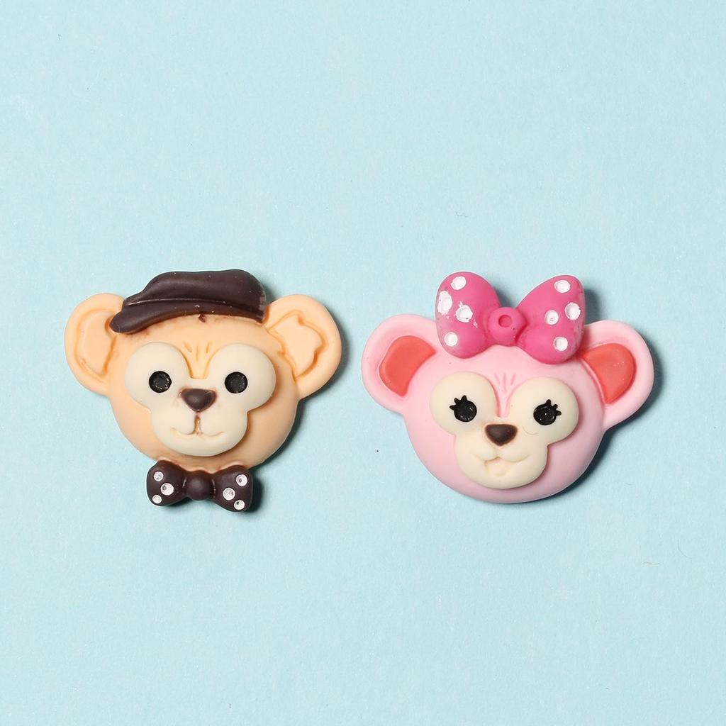 Cartoon Animal Resin Figurines: DIY Jewelry, Hair Accessories, Storage Box, and Phone Case Patches.