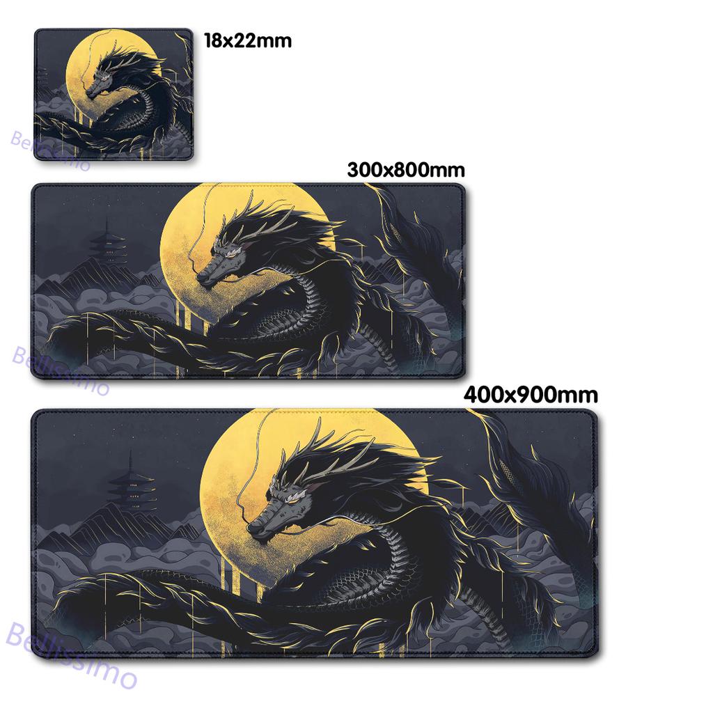 Large Game mousepad Japanese Dragon Gaming Accessories HD Print Office Computer teclado mouse pad XXL PC Gamer Laptop Desk Mat
