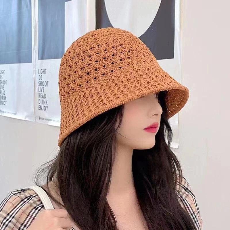 Sunscreen Hat Summer Female Sunshade UV Protection Empty Top Vinyl Shell Hat Large Brim Sunshade Face Outdoor Cycling Hat
