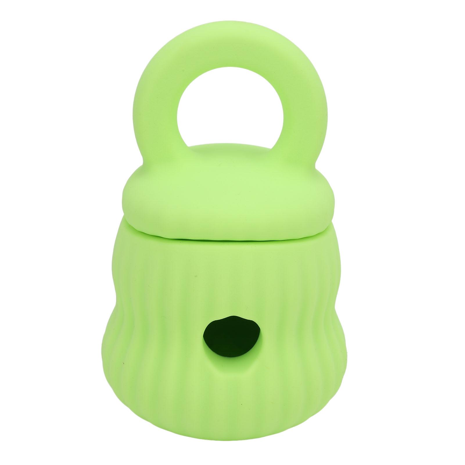 Dog Slow Feeding Toy Interactive Silicone Temp Resistant Prevent Digestive Problems Reduce Anxiety Stress for Pets зелёный