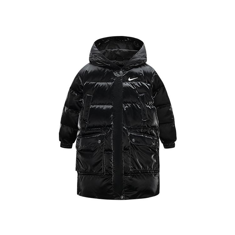 

Nike Down Jacket Stylish Comfortable Simple Long Sleeve Black Kids Jacket NY2442043GS-001 S