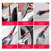 5pcs Car Detailing Brush Dry Wet Dual Use Cleaning Washing Hair Brushes Portable Auto Detail Tool