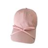Summer Thin Quickdry Baseball Cap With Bowknot For Women Sun Protection And Sunshade