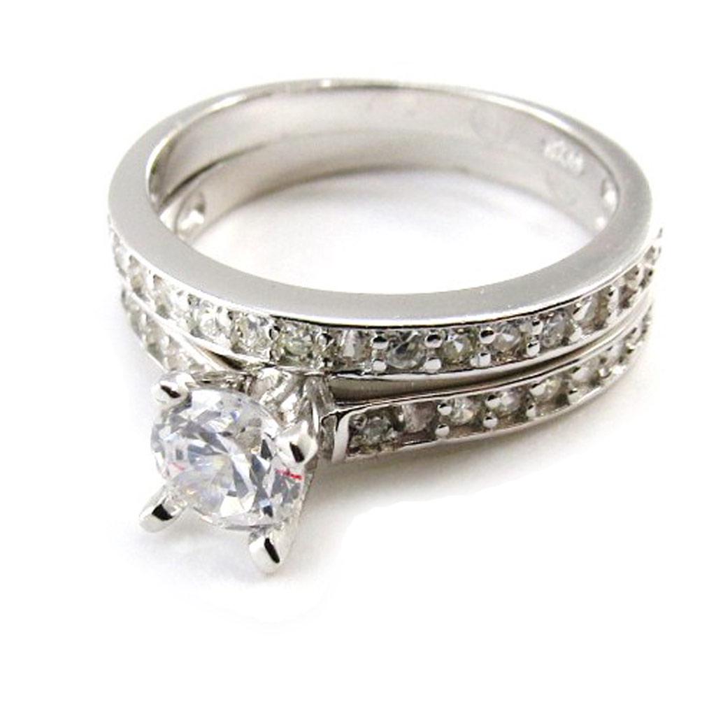Silver Ring 'For Life' duo