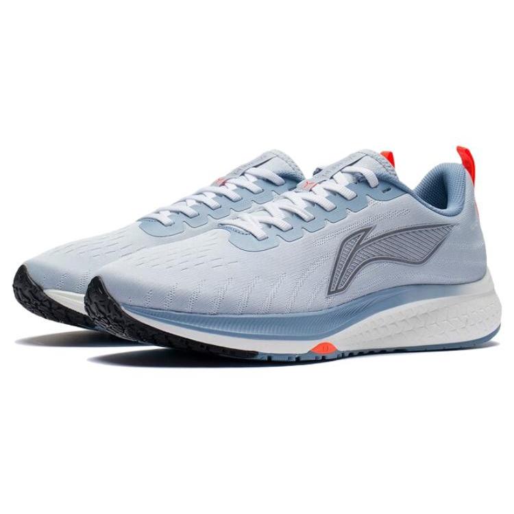 Li Ning Red Hare 5 Fabric Slip Resistant Abrasion Resistant Low top Running Shoes Men's Silver Gray ARMS009-15