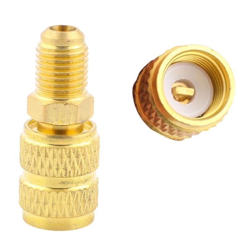 Sturdy Brasses Refrigerants Adapters for Secure Conversion Between R22 and R410 in Cooling Systems