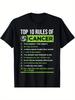 Top 10 Rules of Cancer Zodiac Facts Features Horoscope T-Shirt