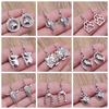 50 Styles Animal Pendant Dangle Earrings Drop Earrings Antique Silver Color Plated Unicorn Horse Elephant Snake Tiger Earrings