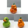 Whimsical Vegetable Duck Resin Sculpture For Home Decor And Collectors
