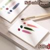 50Pcs 7.5*5Cm Disposable Tinting Glue Paper Tearable Nail Toning Palettes Nail Polish Color Mixing Tray Waterproof Display