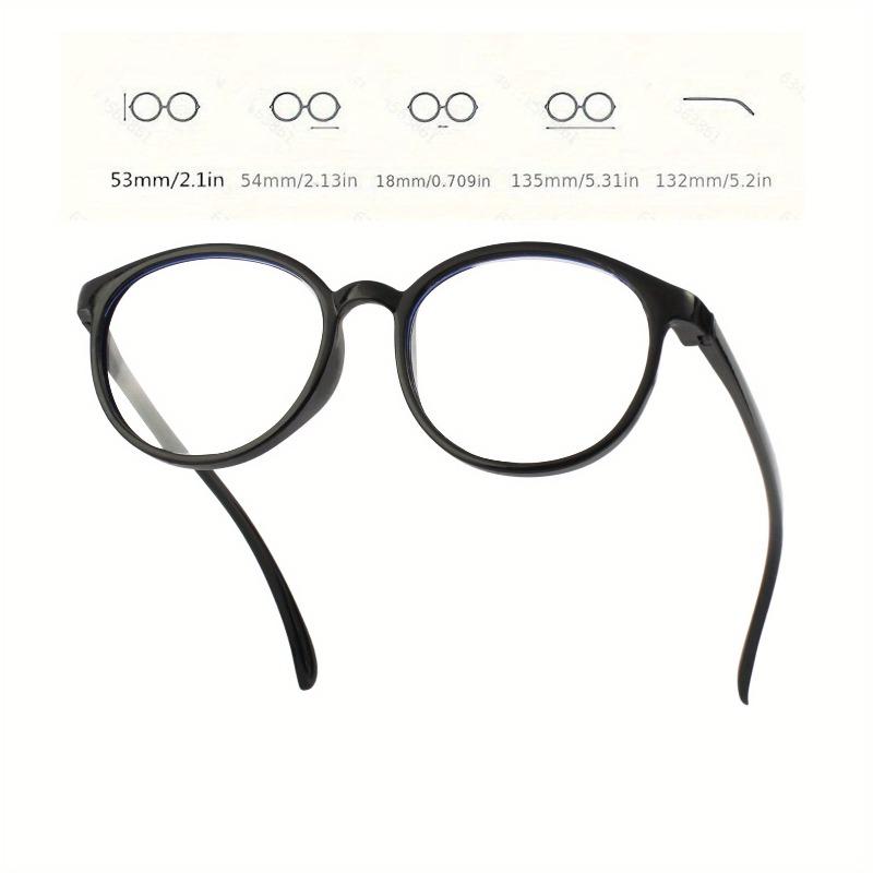 3 PCS Classic Round Reading Glasses Suitable for Elderly Men and Women Suitable for Reading and Watching TV