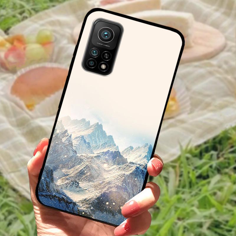 For Xiaomi Mi 10T Pro Case 10T Soft Silicone TPU Cartoon Painted Phone Cover For Xiaomi 10T Lite 5G Coques Mi 10i 5G Fundas Capa