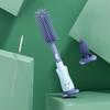 3Pcs/Set Baby Bottle Brush Set Silicone Nylon Bristles 360 Degree Deep Cleaning Cup Brush with Rabbit Shaped Holder