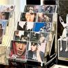 Vitrína na CD Domácí akrylový stojan na CD Albumy Úložný box na CD Úložný stojan na časopisy Albumy slavných zpěváků CD