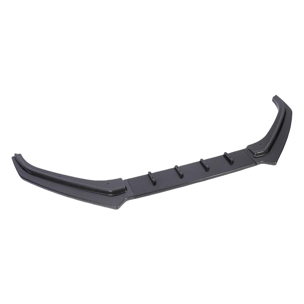 3pcs Front Bumper Lip Splitter Spoiler Body Kit Improve Aerodynamics Bumper Lip Diffuser Replacement for MK5 6R 2010