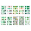 User Friendly Waterproof Nail Stickers For Kids Cartoon Four Leaf Simple Apply Multiple Designs Fun Nail Decals