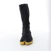 Moonstar Tabi Socks with Zipper, 2E, Men's and Women's, Easy Tabi, Black, JP, Size JP25 (25cm)