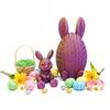 3D Printed Easter Eggs Easter Tabletop Decoration Classroom Prize Supplies For Bookcase Window Sill Bookshelf Display Cabinet