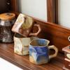 Unregelmäßige Tassen, Nischen-Keramiktassen, grenzüberschreitende Quellen, japanische kreative Kaffeetassen, Haushaltswasserbecher, Geschenke