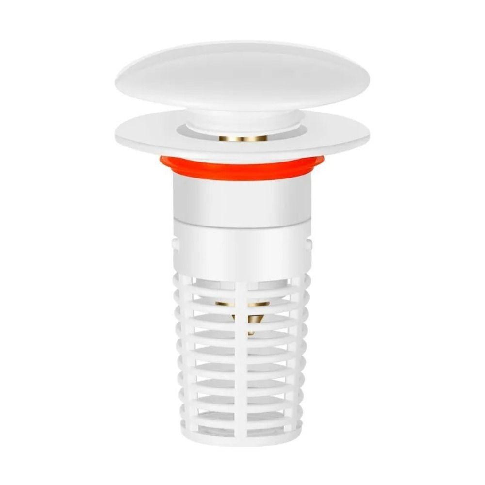 Rapid Drainage Pop-Up Bounce Core No Overflow Sink Drain Plug Wash Basin Drain Filter Shower