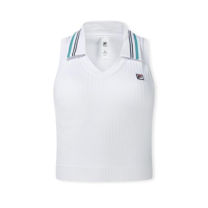 Fila Tennis Solid Color Comfortable Simple Casual Vest Women tops A11W633107FWT S
