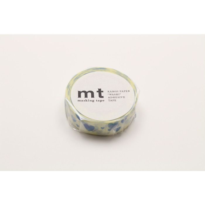 Masking Tape MT Cloud of Blue Hearts - Heart Stamp Blue