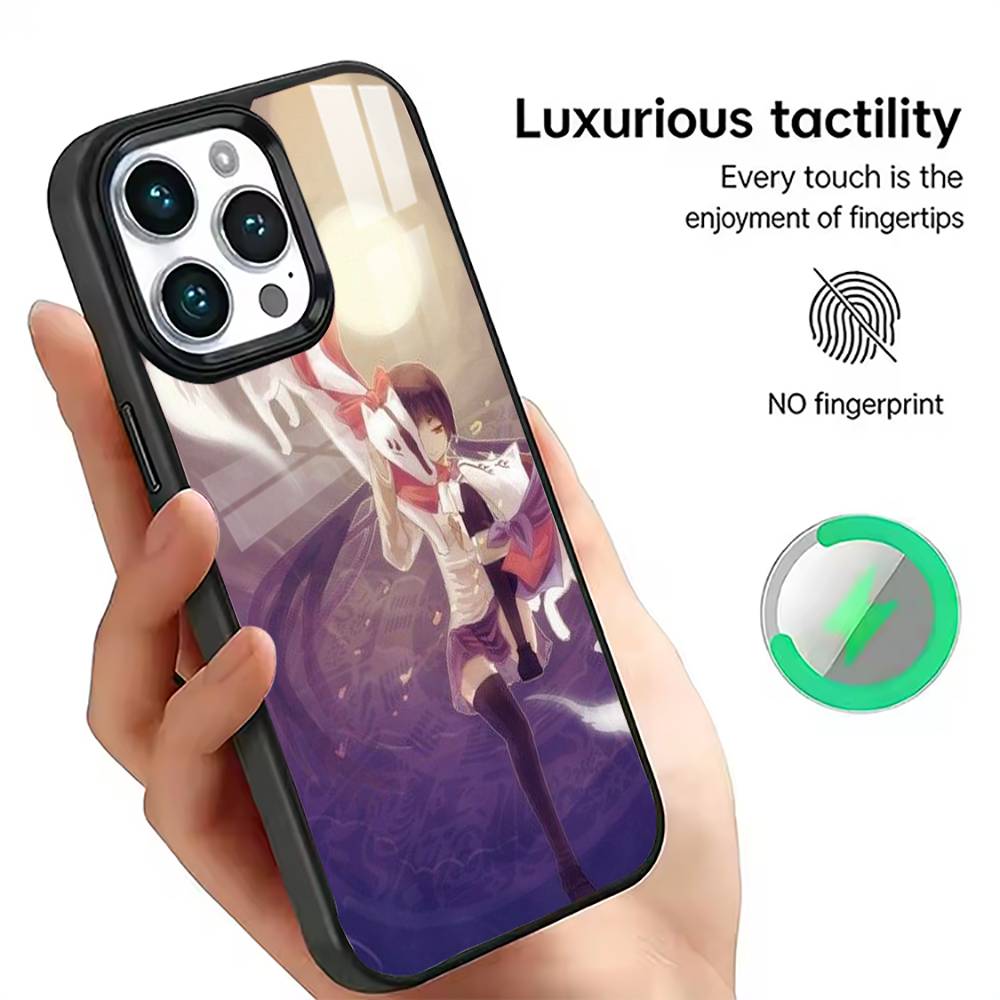 

Blue Exorcist Izumo Kamiki Phone Case For iPhone17,16,15,14,13,12,11 Plus,Pro Magnetic with Magsafe Wireless Charging iPhone15