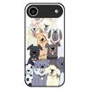 For iPhone 17 Air Case PC TPU Tempered Glass Pattern Printing Anti Drop Phone Back Cover