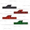 AAABV1 Alloy Metal Monte Carlo Racing Flag Grille Emblem Rear Trunk Badge Sticker For Skoda Fabia Octavia Kodiaq Superb VRS Kamiq Rapid