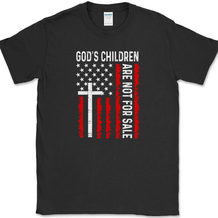 

God s Children Are Not For Sale T-Shirt USA Patriot Quote Anti Trafficking L